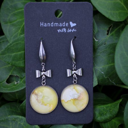 Napsugár- Nemesacél fülbevaló