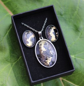 Az éj tükrében- Nemesacél ékszerszett