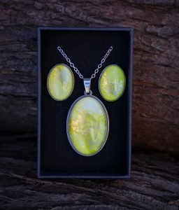 Tavaszi ragyogás- nemesacél ékszerszett