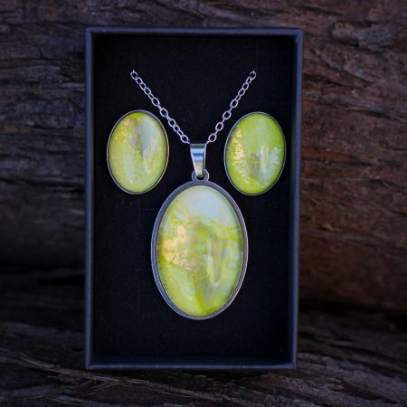 Tavaszi ragyogás- nemesacél ékszerszett