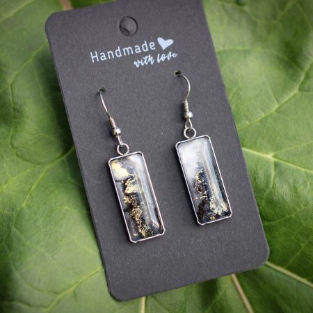 Éjszakai fény- Nemesacél fülbevaló