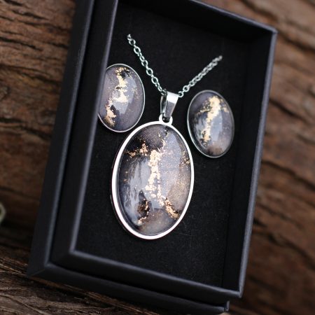 Galaxy- Nemesacél ékszerszett