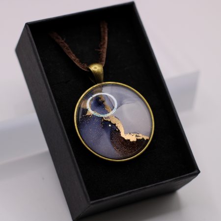 Aranyfolyó- Antikolt bronz medál