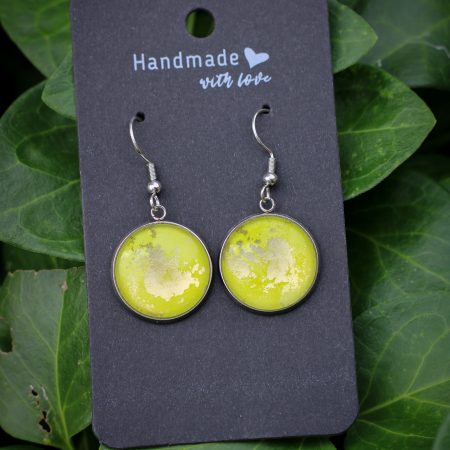 Zöldike - Nemesacél fülbevaló