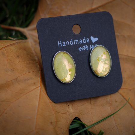 Napsugár- Nemesacél bedugós fülbevaló