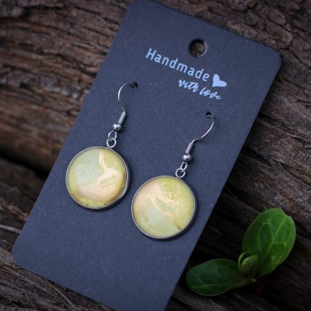 Napsütés - Nemesacél fülbevaló