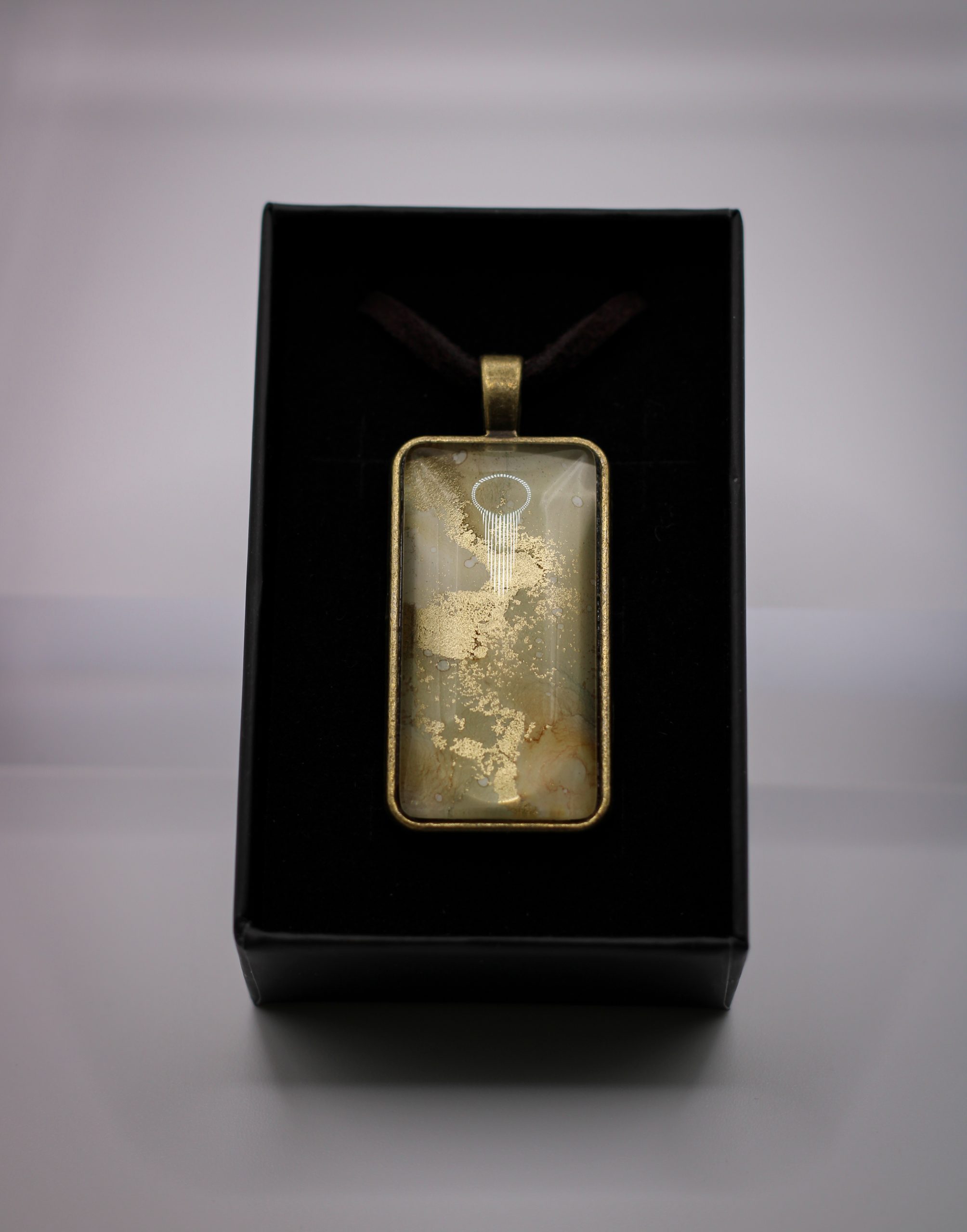 Aranyösvény- Antikolt bronz medál - Image 2